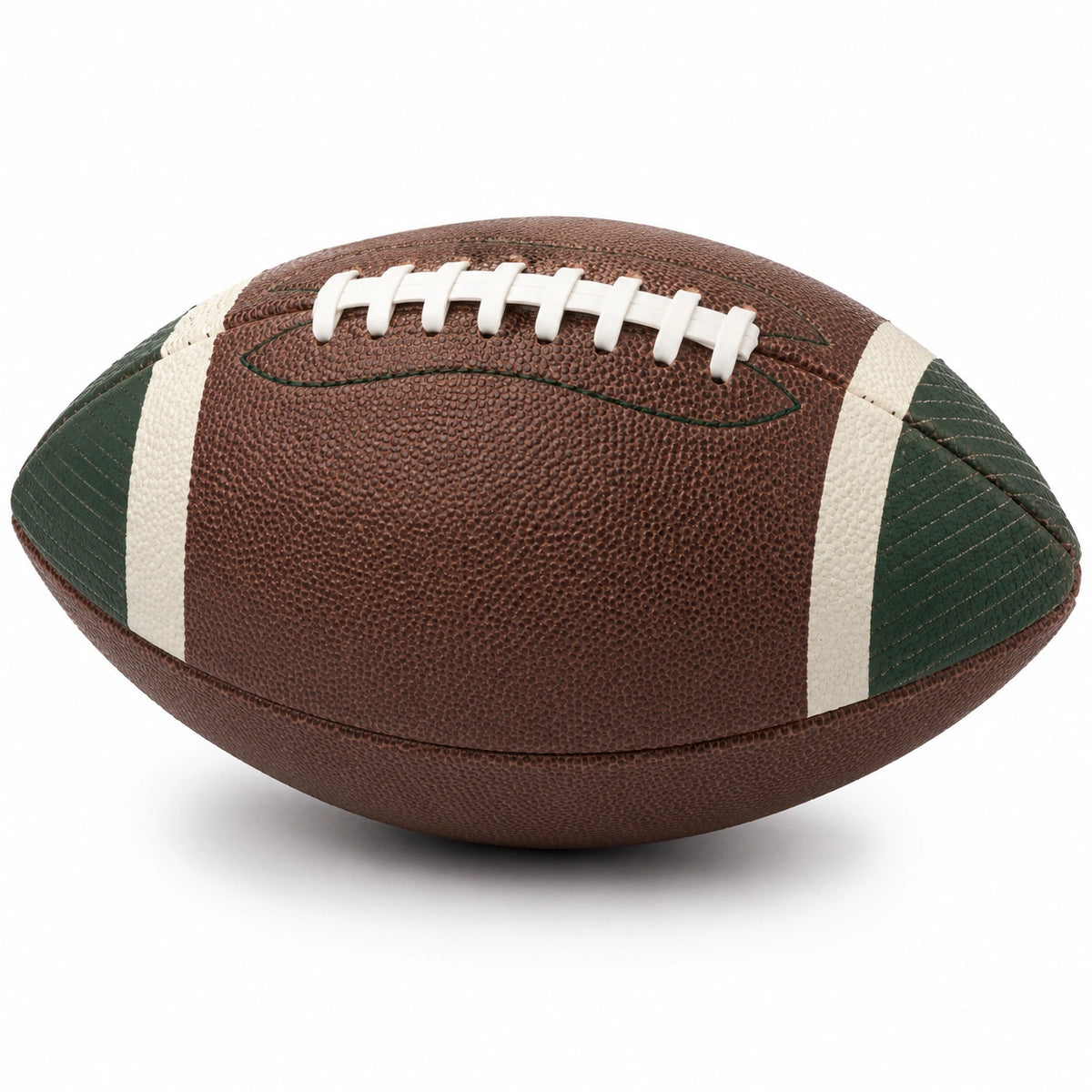 Balón de Fútbol Americano Marrón y Verde para Adultos