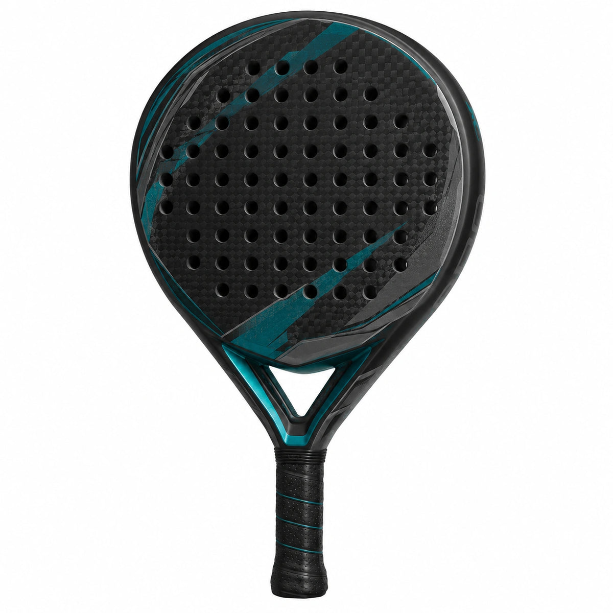 Pala de Pádel con Agujeros Negro y Azul