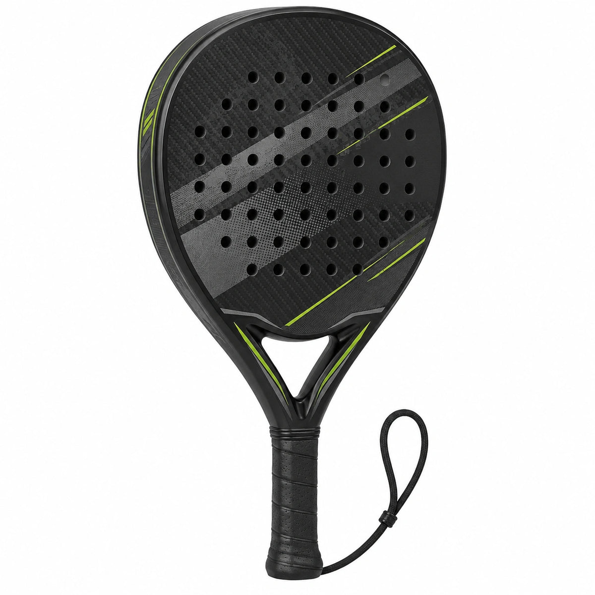 Pala de pádel negro/verde 3.8 cm grosor