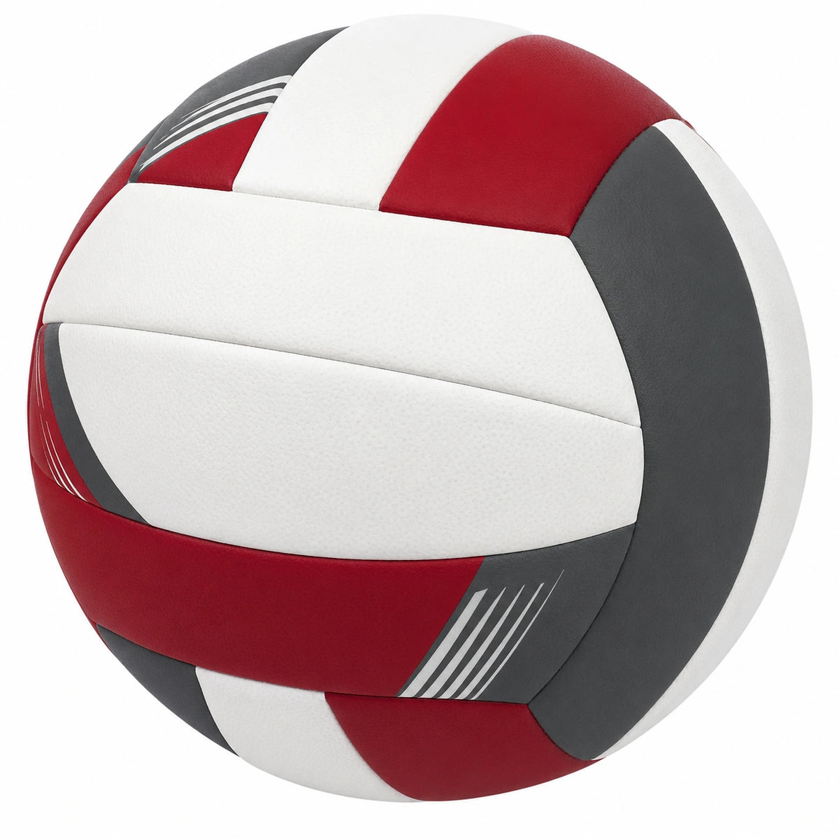 Balón de Voleibol Estándar Rojo/Blanco/Negro