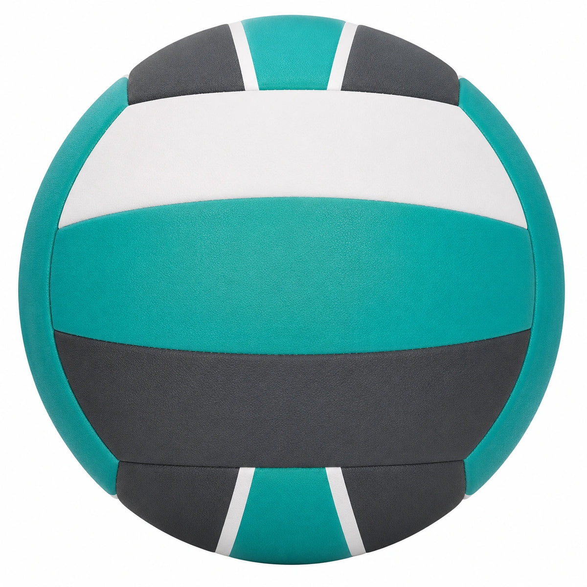 Balón de Voleibol Turquesa, Negro y Blanco para Exterior