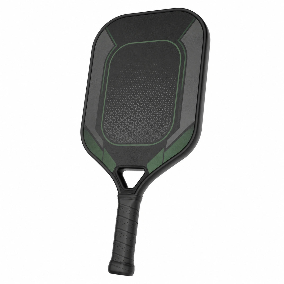 Pala de Pickleball de Rendimiento Negro y Verde