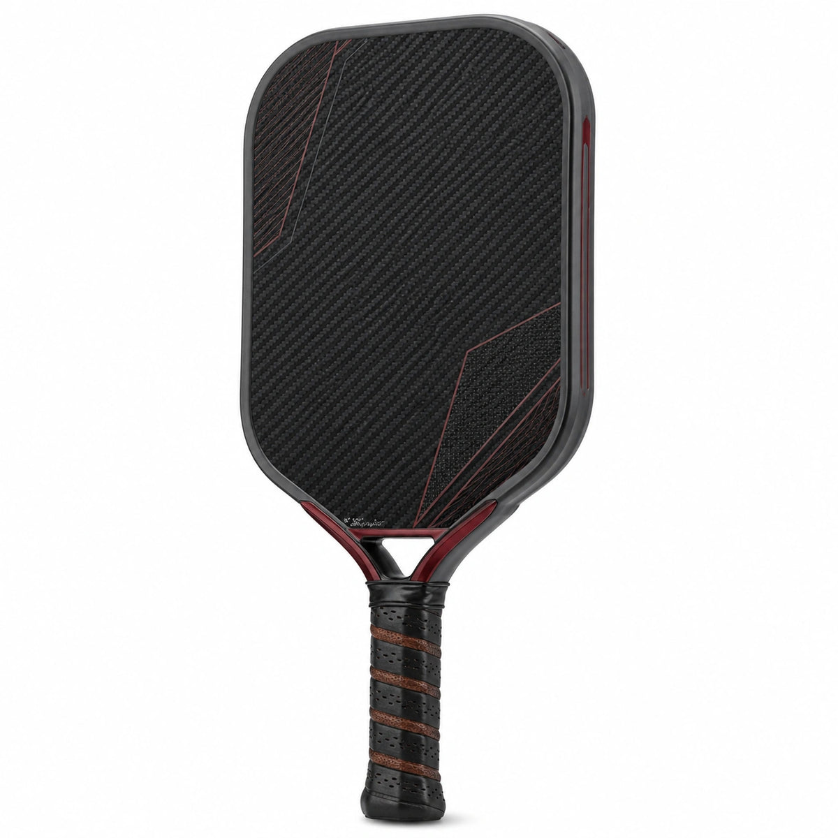 Pala de Pickleball Negra de Fibra de Carbono de Alto Rendimiento