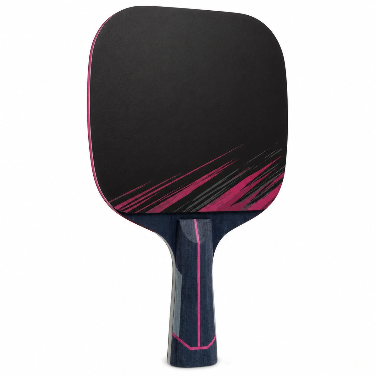 Pala de Ping Pong Profesional Negra y Rosa