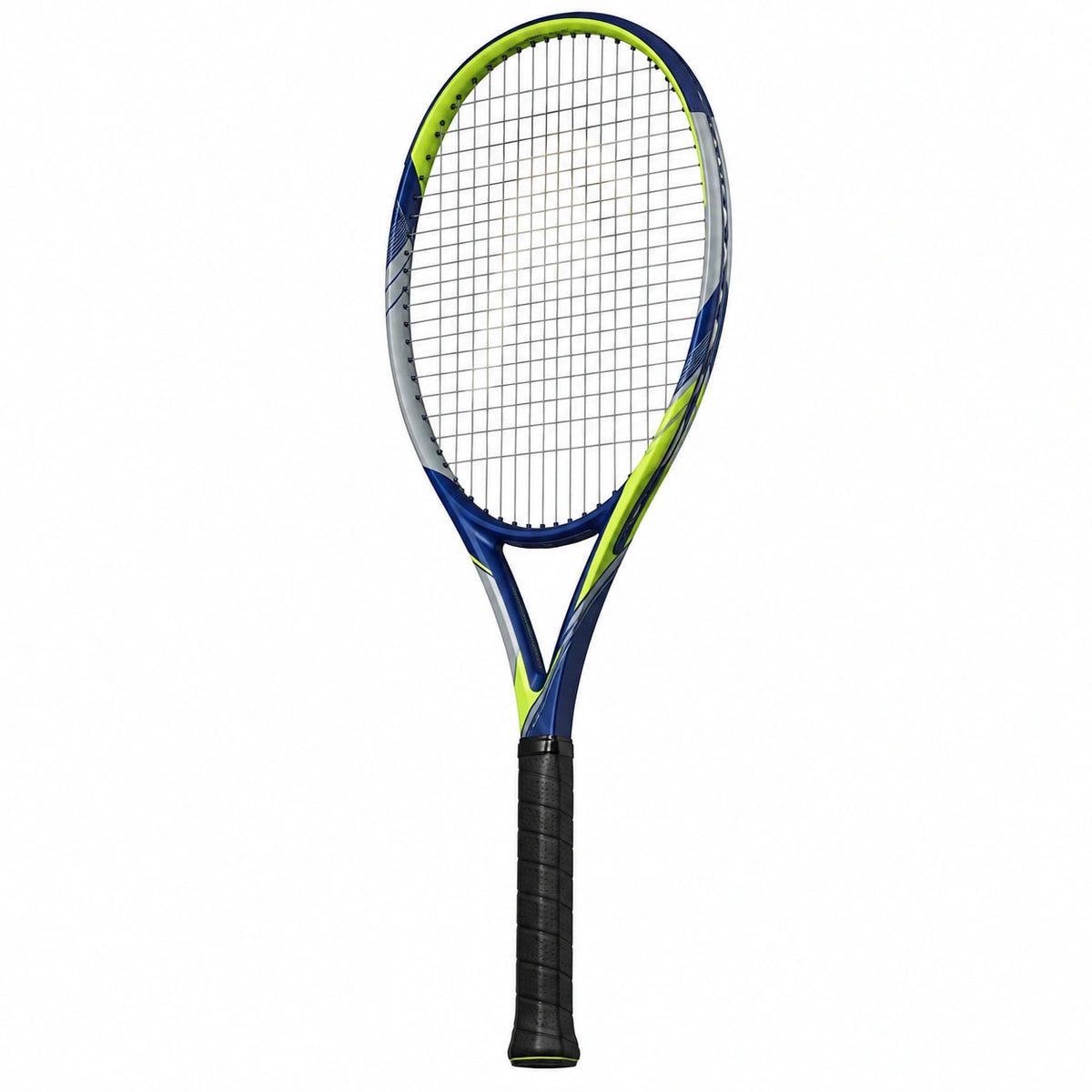 Raqueta de Tenis para Adultos Azul y Verde 68 cm