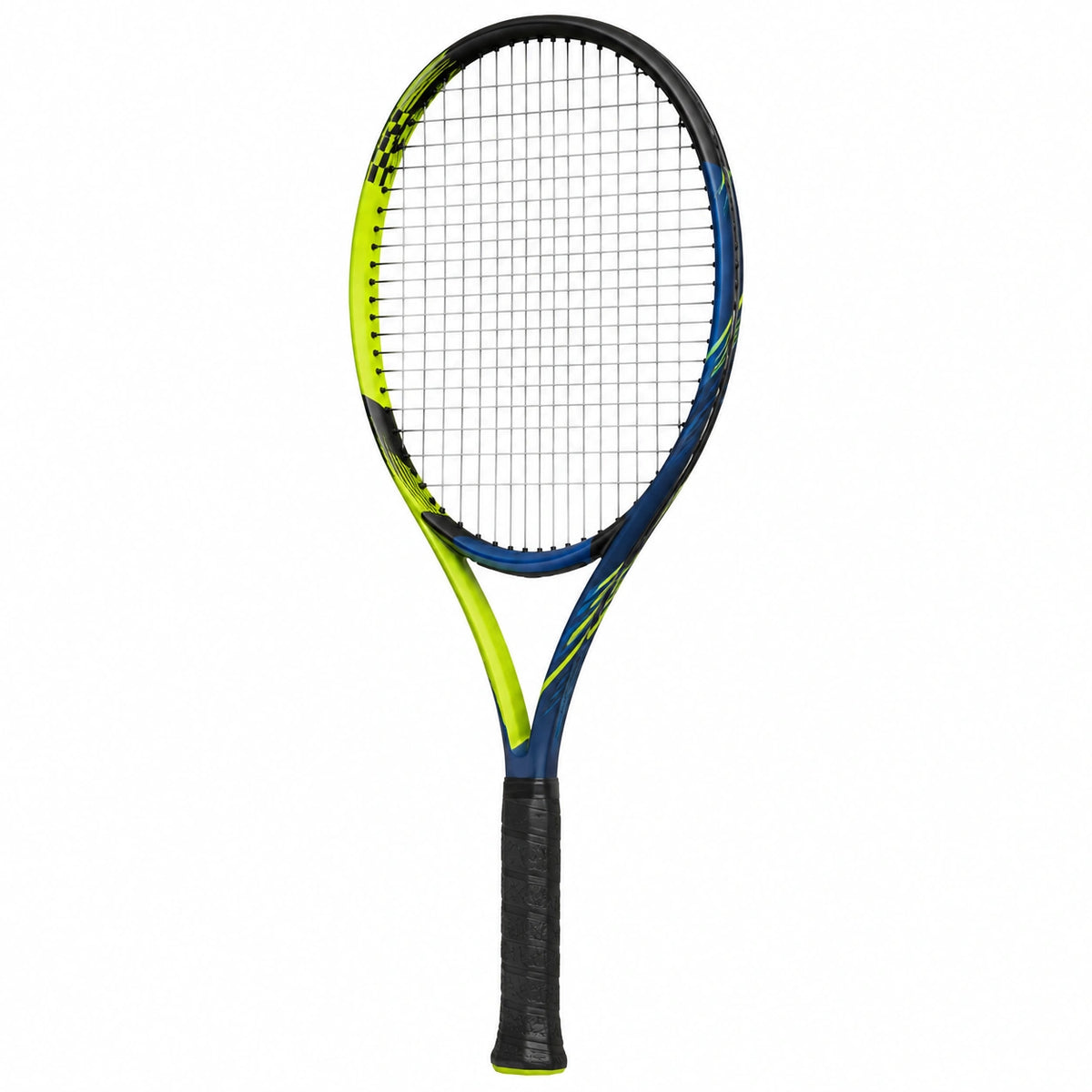 Raqueta de Tenis 68.5 cm Negro/Azul/Amarillo para Adultos