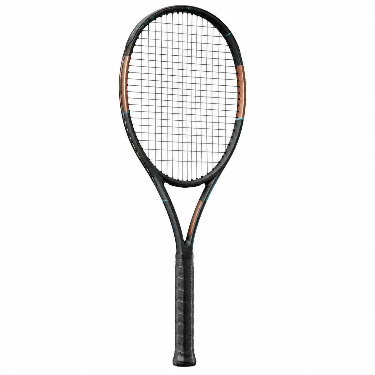 Raqueta de Tenis Profesional Negro y Café