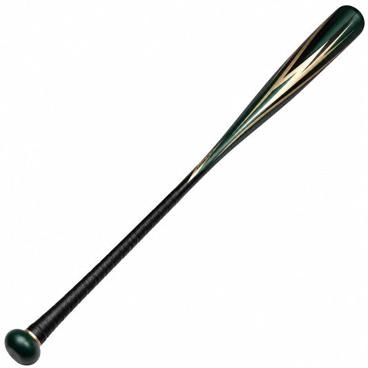 Bate de Béisbol Verde y Negro para Adultos