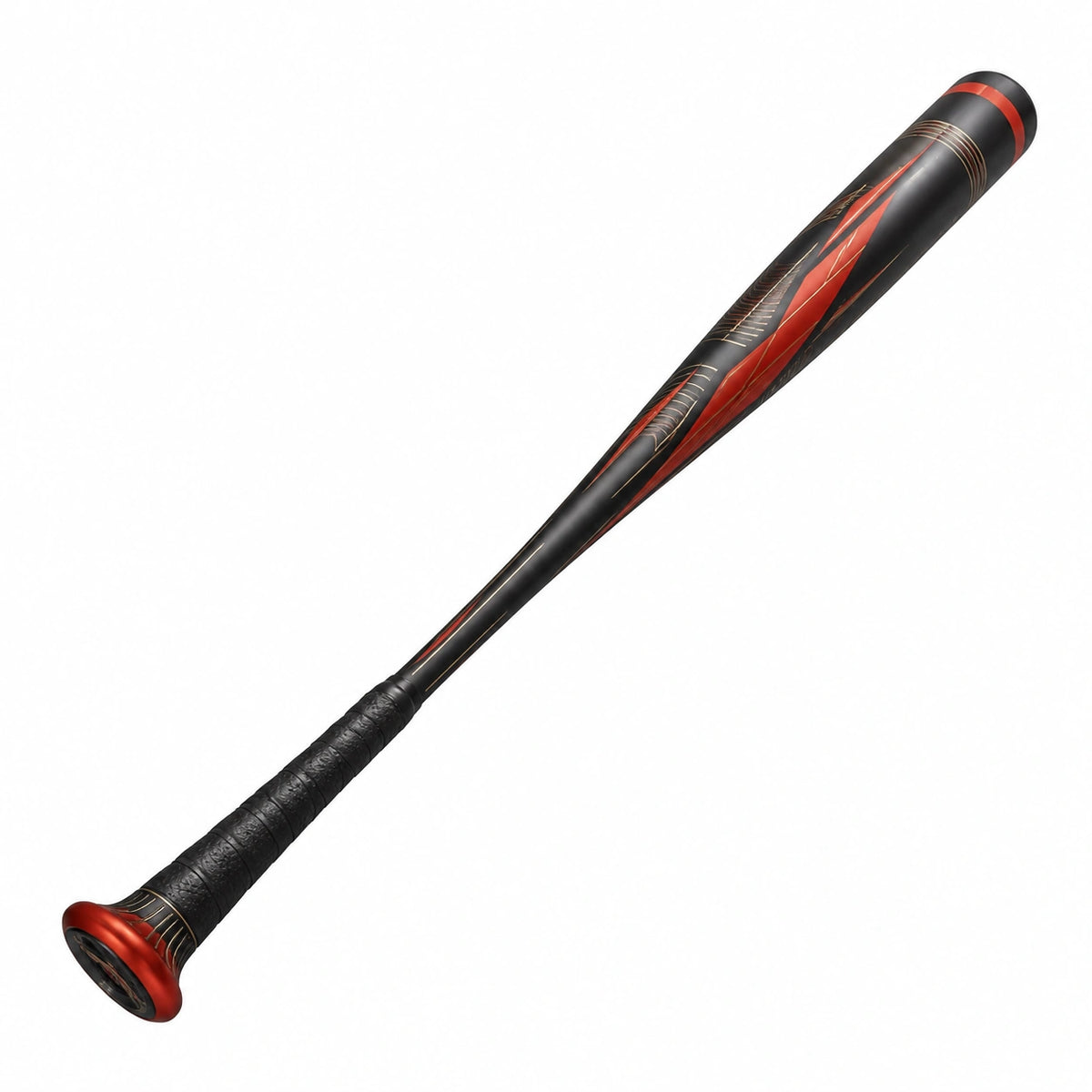 Bate de béisbol de aleación negro/rojo 86 cm