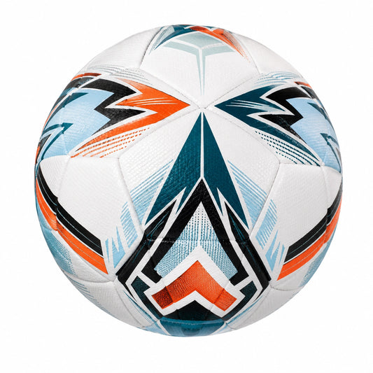 Balón de Fútbol Tamaño 5 Blanco/Naranja/Azul/Negro