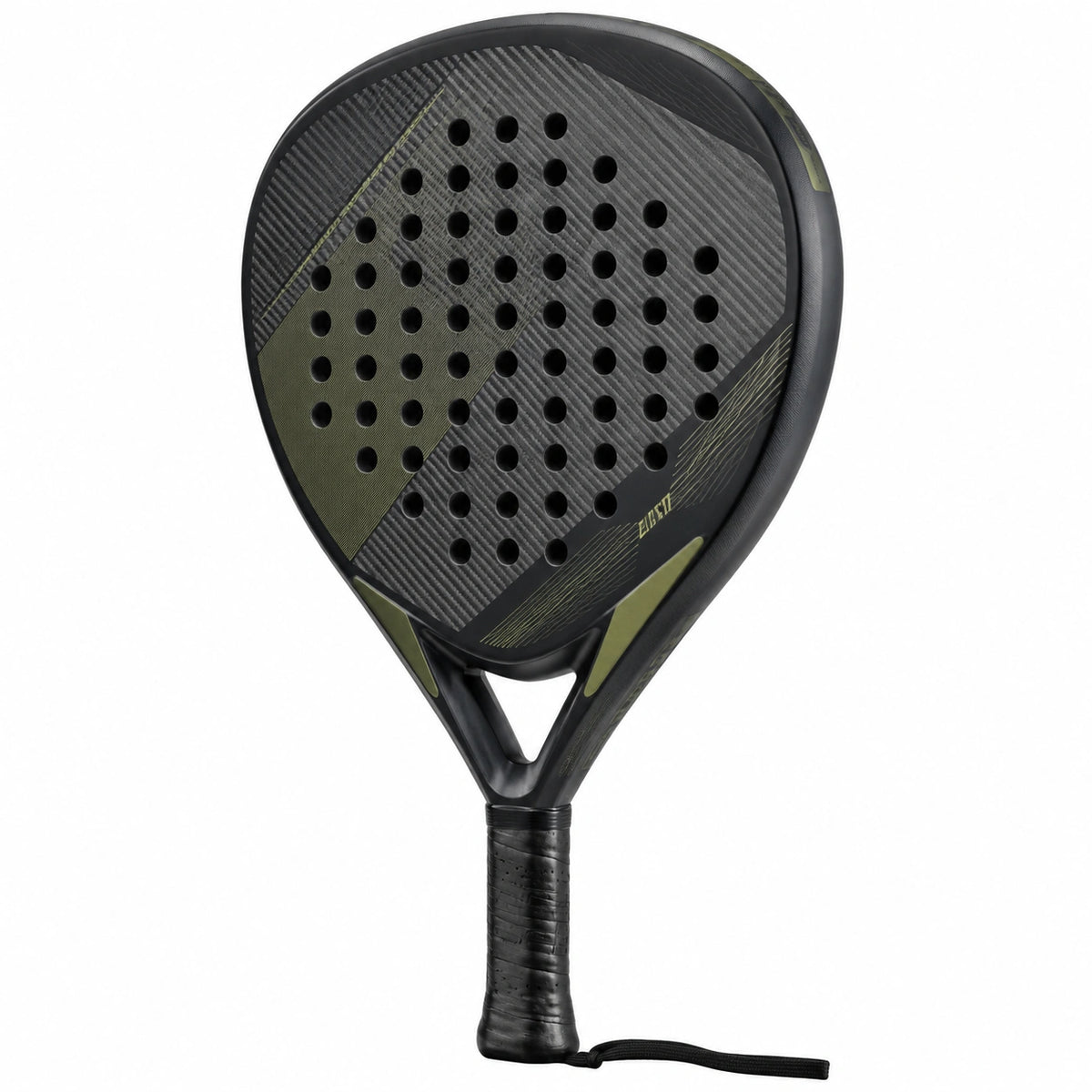 Pala de Pádel Alta Resistencia Negro y Verde