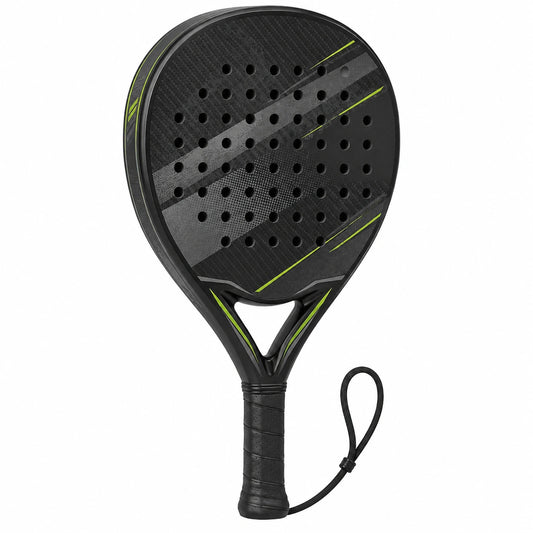 Pala de pádel negro/verde 3.8 cm grosor