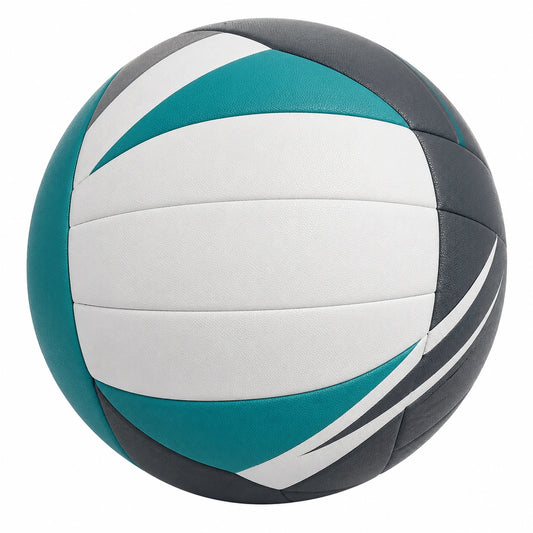 Balón de Voleibol Deportivo Tamaño Estándar Blanco/Gris/Turquesa