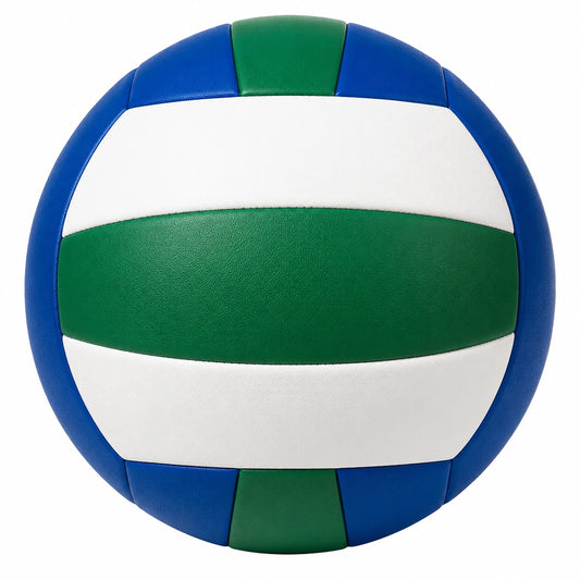 Pelota de Voleibol Verde, Azul y Blanco para Interior y Exterior