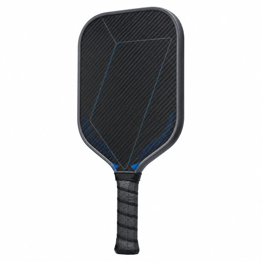 Pala de Pickleball Negra de Alto Rendimiento con Mango Ergonómico