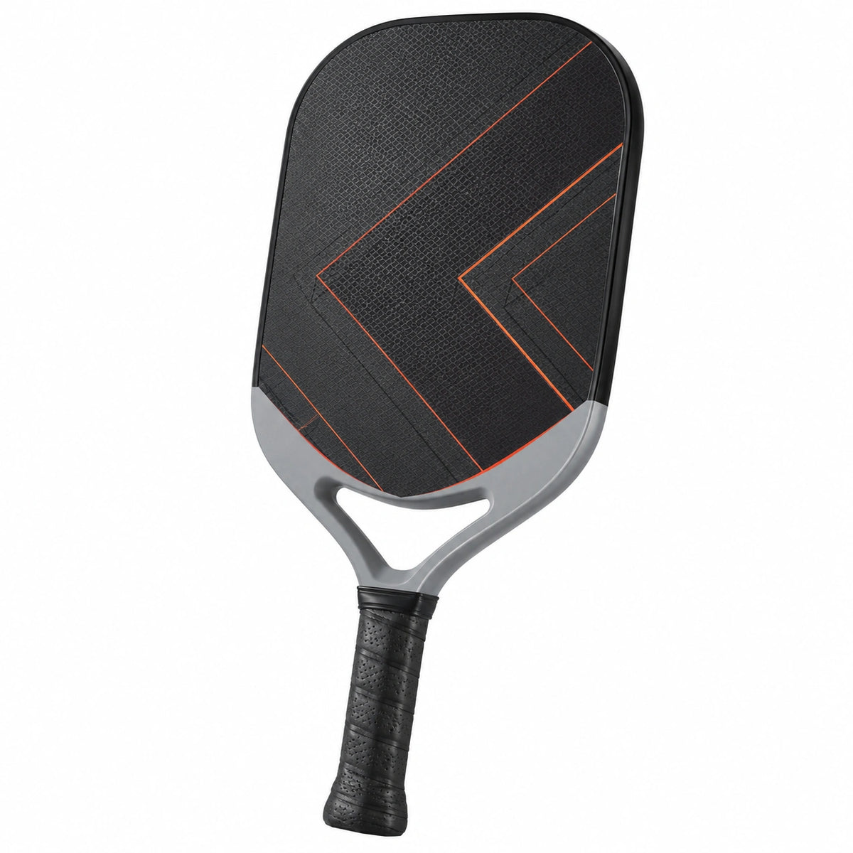 Pala de Pickleball Negra y Naranja para Adultos