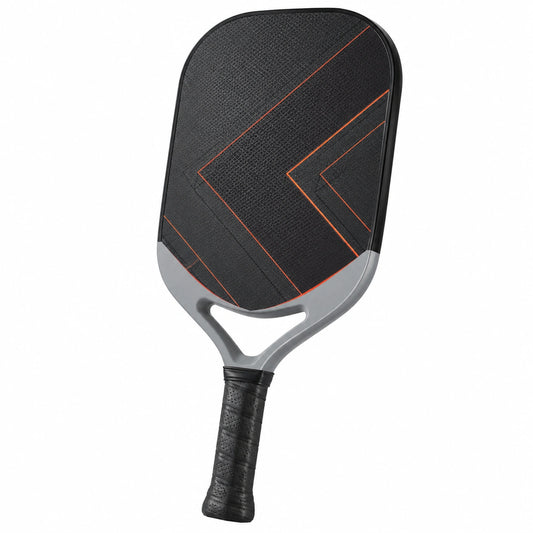 Pala de Pickleball Negra y Naranja para Adultos
