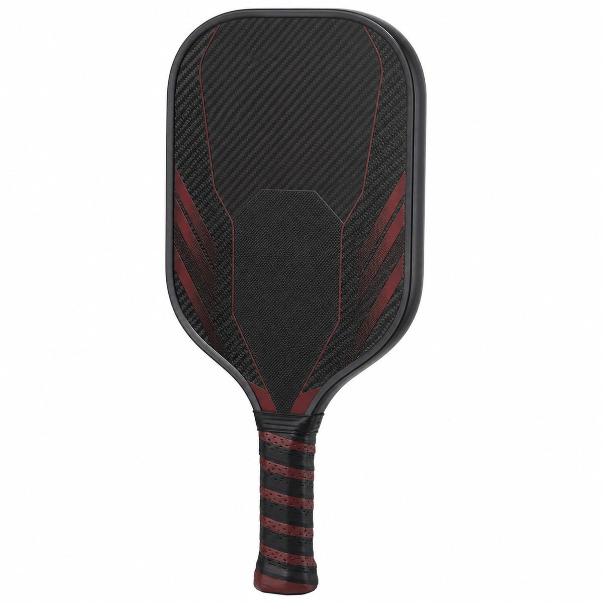 Pala de Pickleball Negro y Rojo