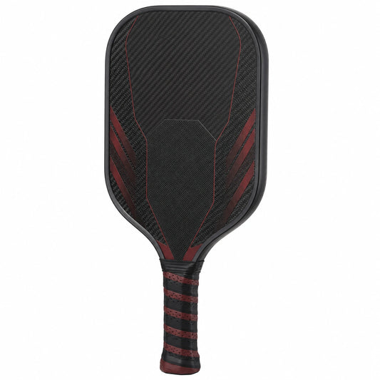 Pala de Pickleball Negro y Rojo