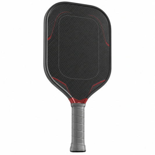 Pala de Pickleball Grafito Negro y Rojo