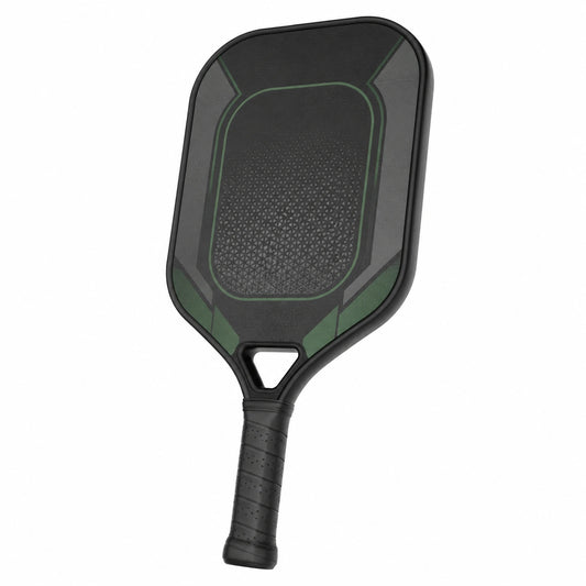 Pala de Pickleball de Rendimiento Negro y Verde