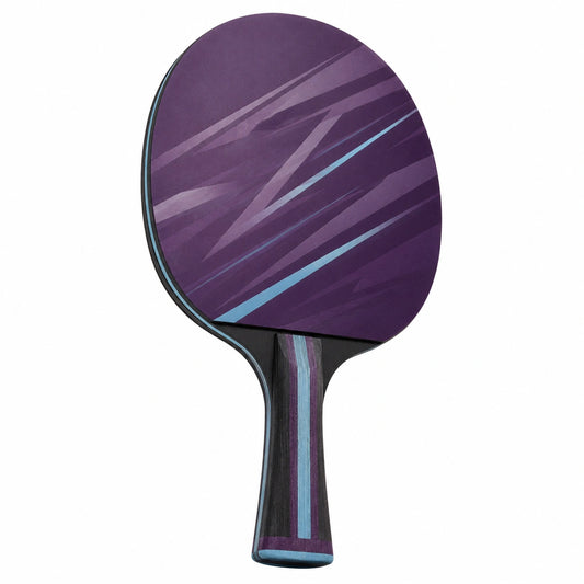 Paleta de Ping Pong Profesional Púrpura y Azul