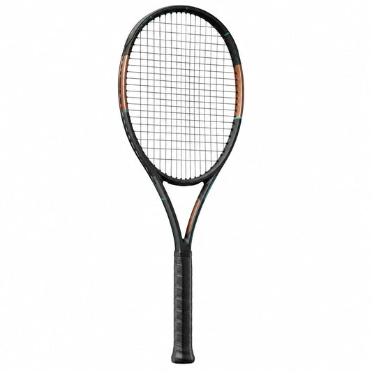Raqueta de Tenis Profesional Negro y Café